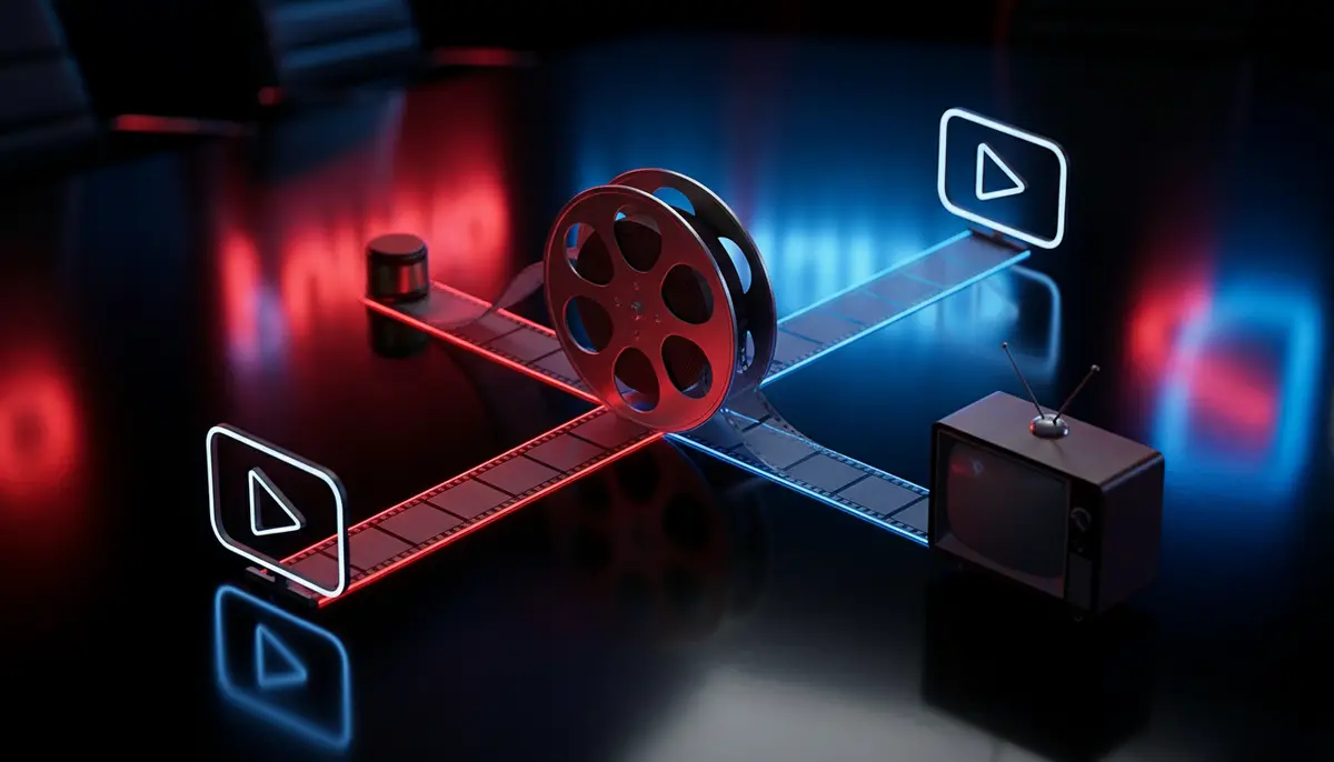 Illustration related to DOJ Expands Probe into Netflix-WBD Merger: Is the $82.7 Billion Deal in Jeopardy?